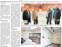 Sanierung der Sporthalle Hohenkirchen
